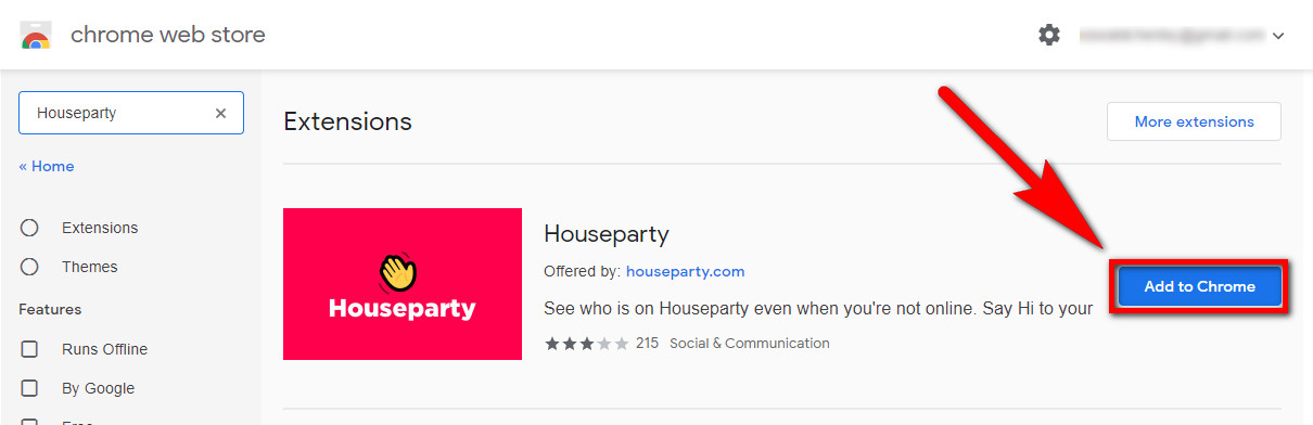 can you use houseparty on windows
